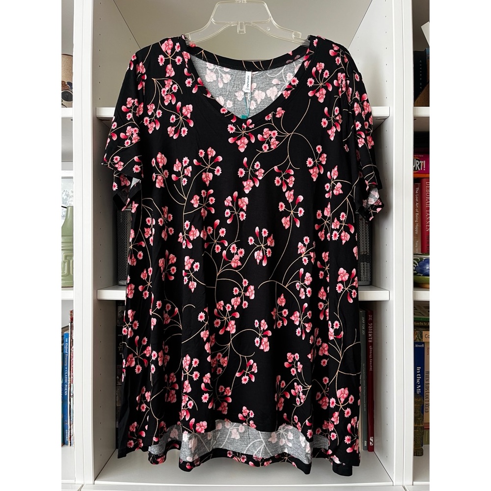 NWT PopYoung v-neck tunic/tee, XXL